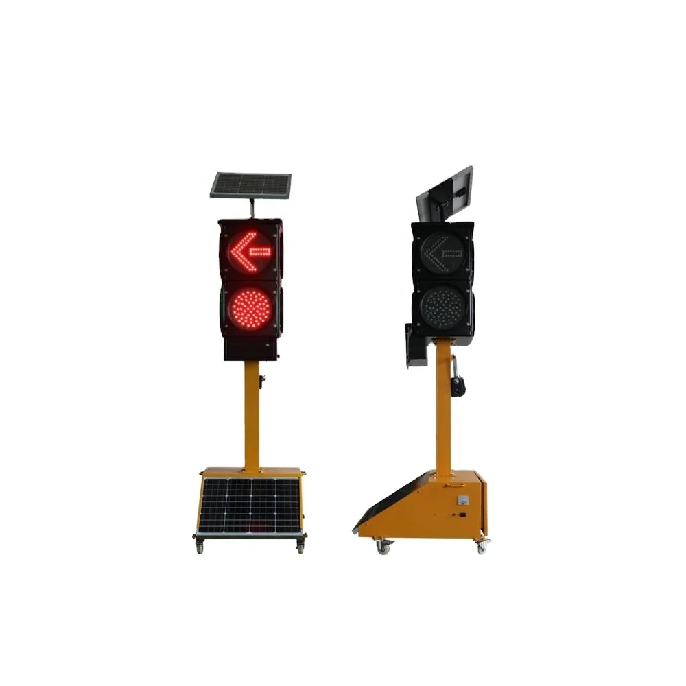 
XINTONG portable solar powered traffic light 