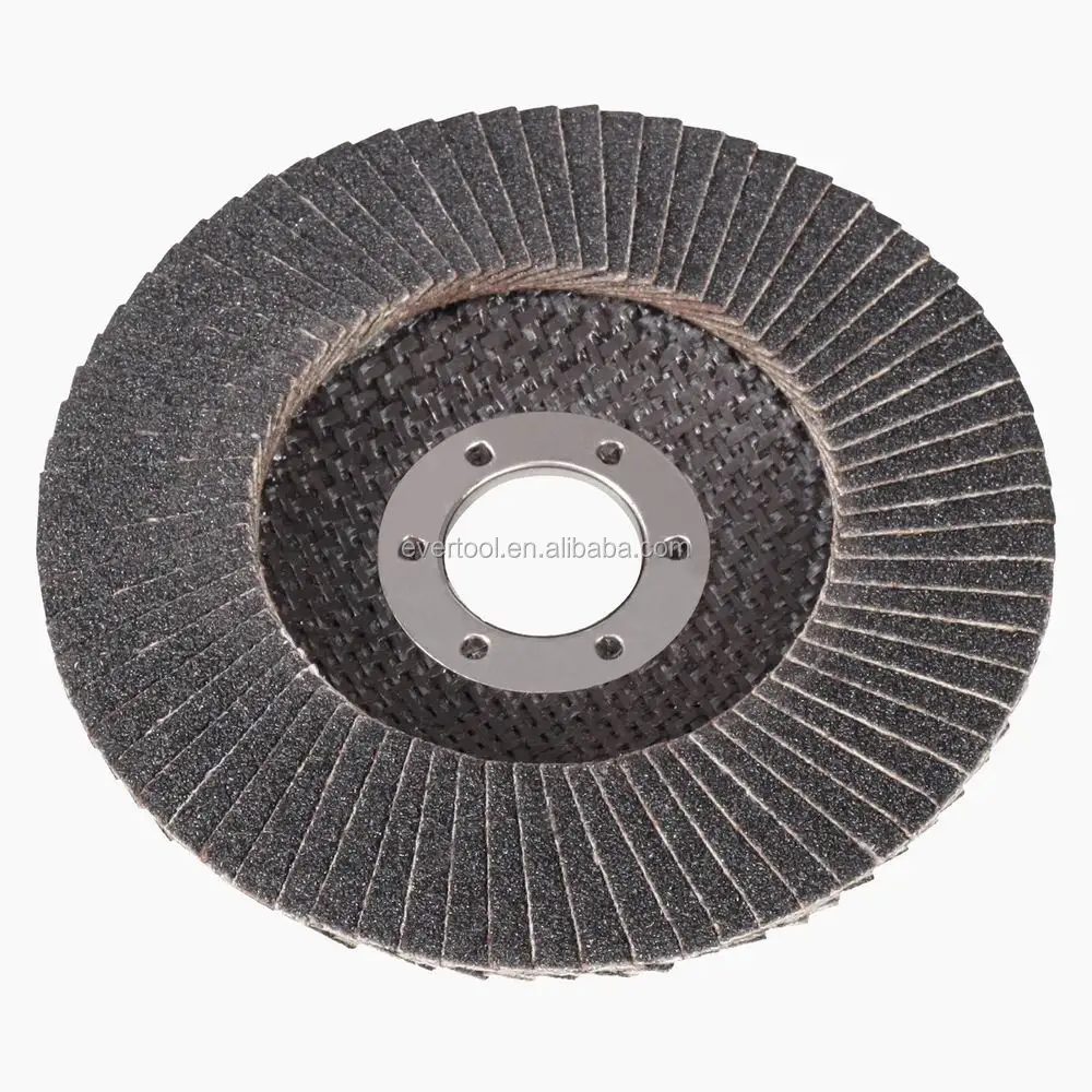 EVERTOOL High Quality Flap Wheel Metal Silicon Carbide Abrasive Flap Sanding Disc 125