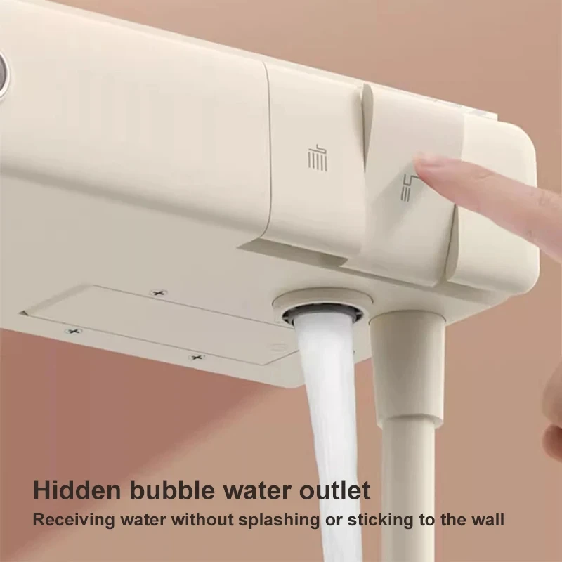 Music Shower Set Bathroom Home Digital Display Bluetooth Three Keys With Speaker Remote Control Pressurized Nozzle With Sound