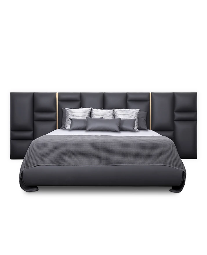 bedding set queen twin leather bed room furniture set modern wood king size luxury beds