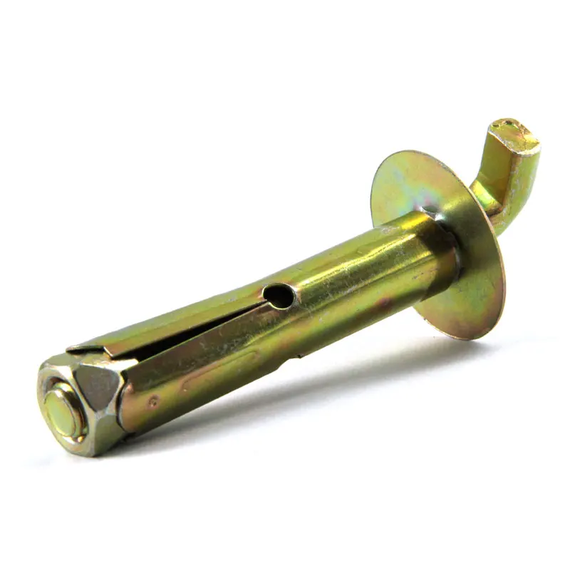 M10 M16 ASTM A325 A307 GR2 GR5 Galvanized Carbon Steel White Zinc Coating L J Type Eye Ring Shape Hook Anchor Expansion Bolt