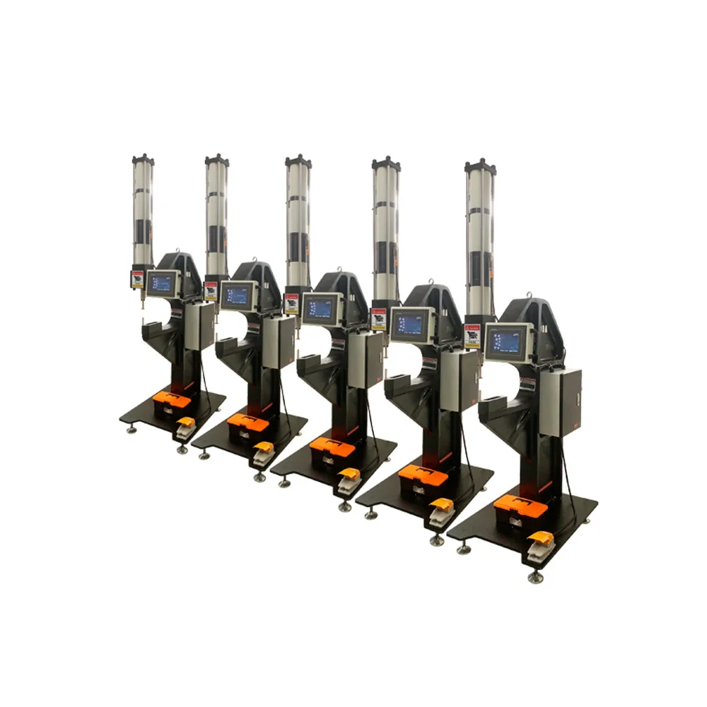 Простое управление листового металла шарнир самозажимные крепежи аппаратный пресс с сенсорным экраном