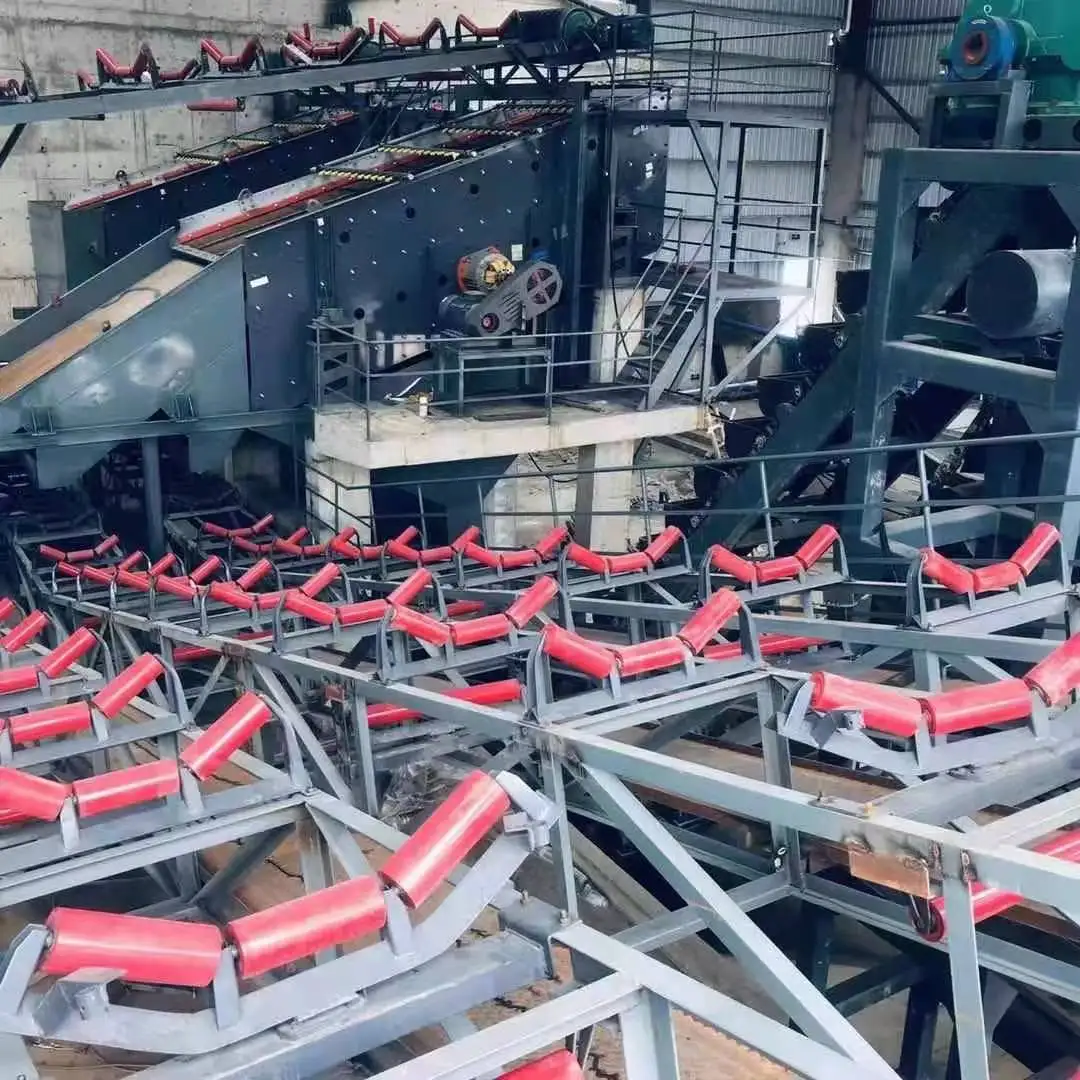 Dia 89X240mm Steel Carrying Roller Belt Conveyor Idler Rollers Mining Belt Conveyor Roller