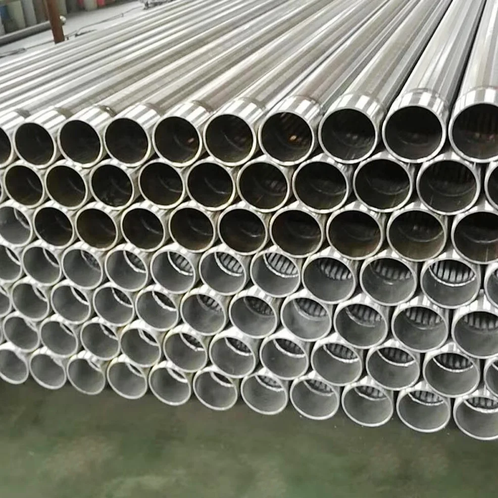 BTOSLOT stainless steel for deep water well filter pipes wedge wire screen filter cylinders