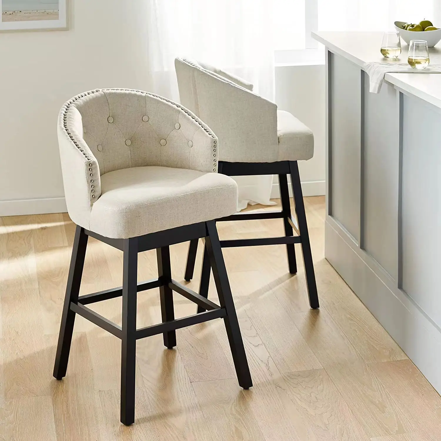 Wholesale Modern Nordic Dining Room Furniture Velvet Design Restaurant Dining bar stool Chairs With Metal Legs