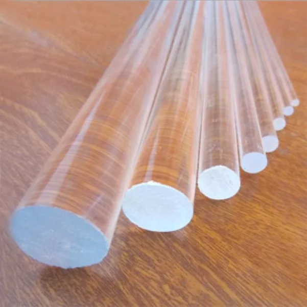 Factory customized clear and colorful cast acrylic rod