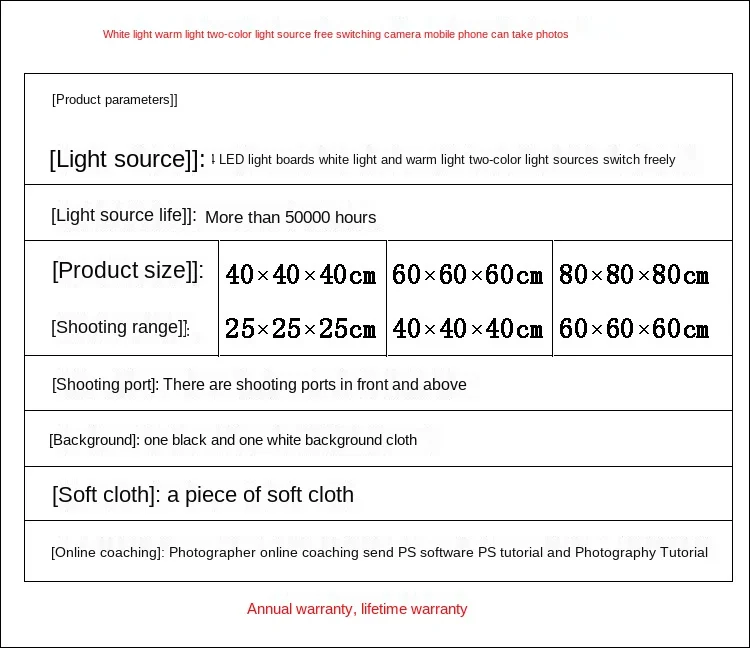 40x40cm  led soft photo studio box portable light box photo studio mini studio photo box