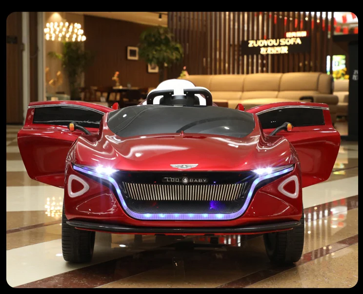 Baby Can Sit Toy Rechargeable Battery Remote Control Children Ride on Kids Electric Car