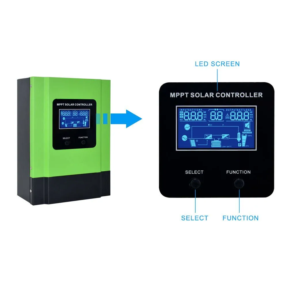 12v/24v/48v/96v Inverter mppt Solar System 20A 30A 40A 50A 60A 80A 100A 120A MPPT Solar Charge Controller