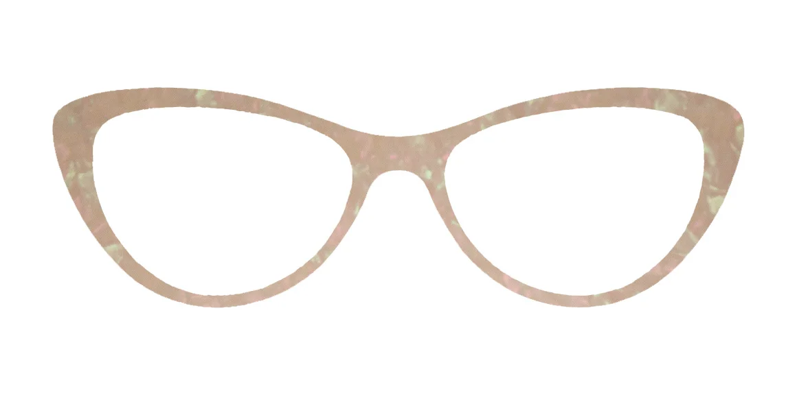 beige artificial jade patterned cellulose acetate sheet for hairpin comb glasses laser cut