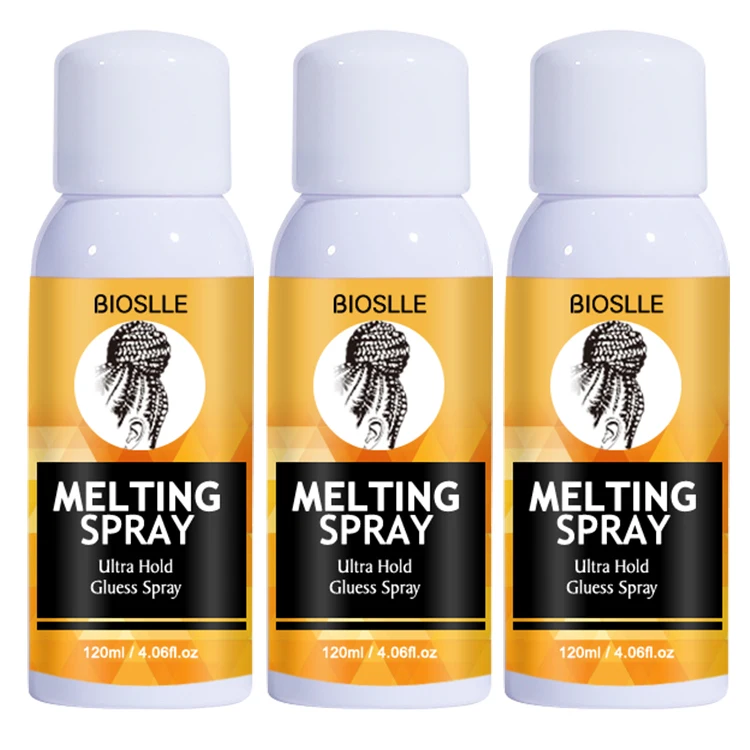 BIOSLLE Fast Drying Hair Liquid Adhesive Extreme Hold Glueless Bond for Tape Frontal Wig System Daily Wearer Lace Melting Spray