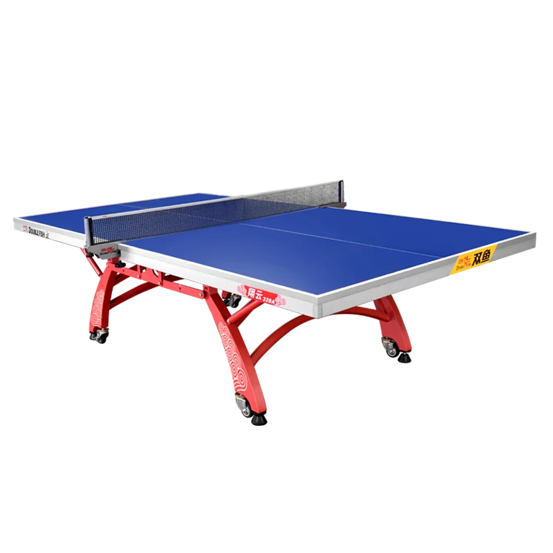  Двойные складные подвижные настольные теннисные столы Doublefish 328A ITTF для