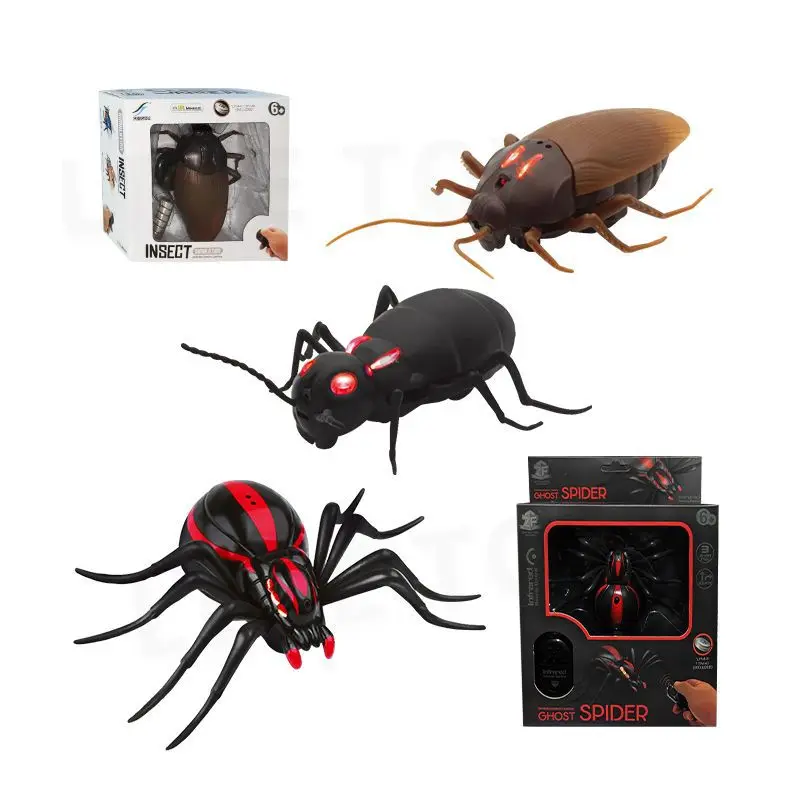 FengTai Radio Control Infrared Big Size Ant battery operated Toy RC Animal Pet Doll Robot Prank Kidding Biscuit Dog and Cat Chew