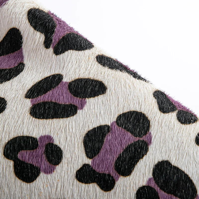 Western premium quality materials genuine leather cow hides fur fabric for making bags
