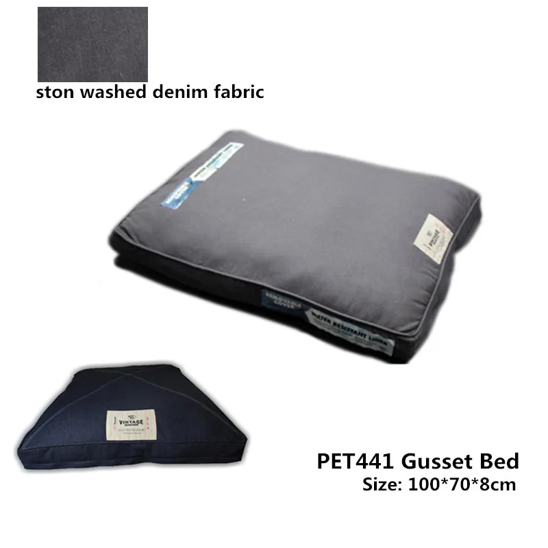 RTS PET441 Gusset Pet Dog Bed Canvas New Soft Mat Pads For Large Dogs Sleeping Resting Nest House Sofa
