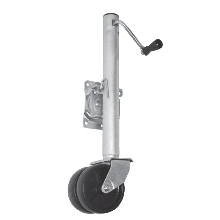 Marine and Recreational jack 1500lbs internal gear box bolt on mount double wheel 6