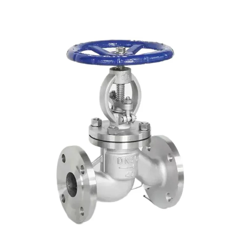 High Pressure Dn50 Flange Forged Globe Valve Manual Threaded Water Shutoff Valves Stainless Steel Rising Stem Globe Valve