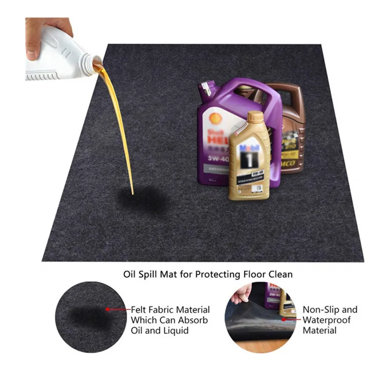 Впитывающий Коврик для ухода за проливом масла, нескользящий коврик для гаража, коврики для парковки магазинов, картов для гольфа