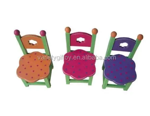 Wooden doll house mini furniture table/chair/bed/stove