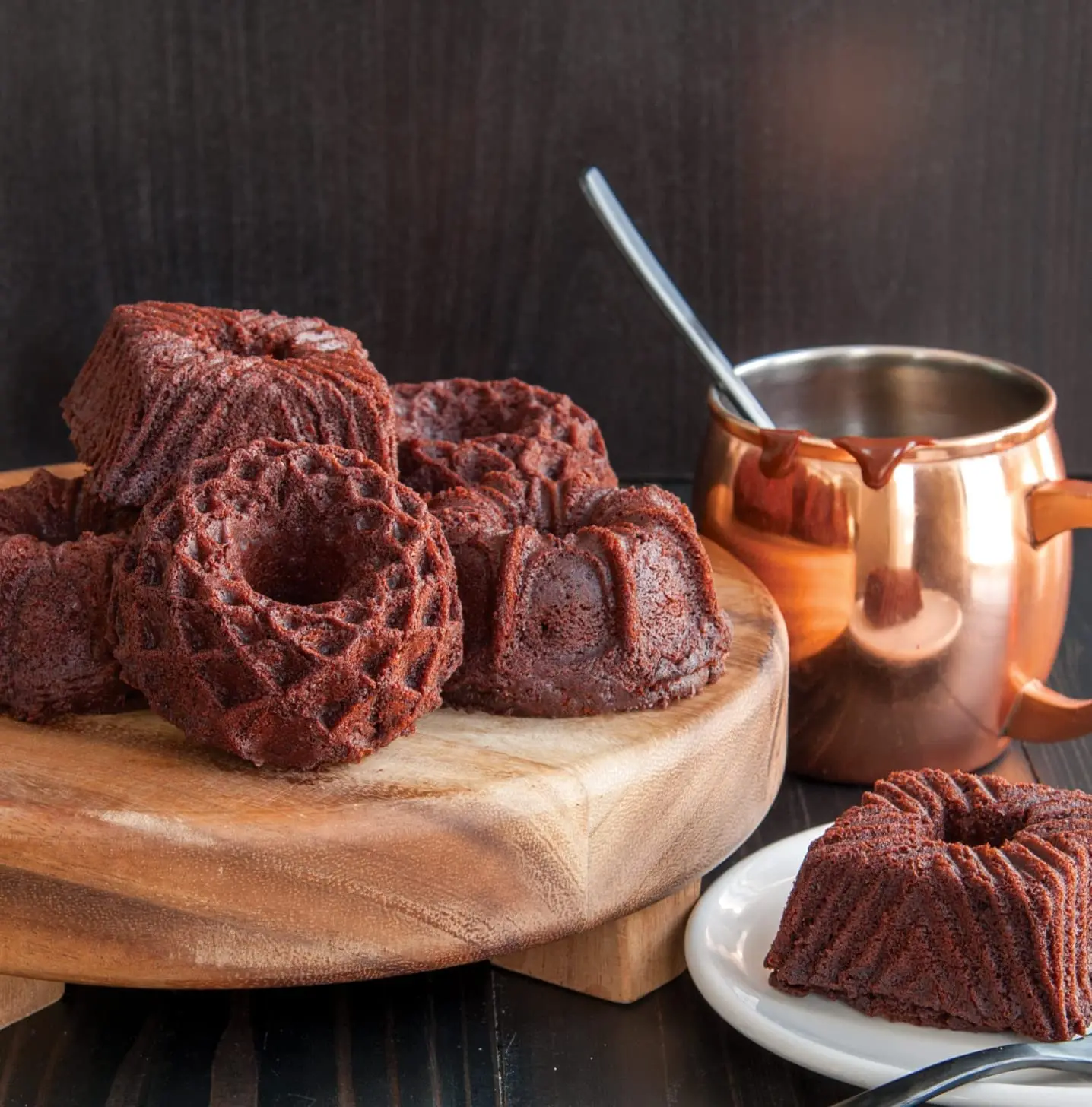 High quality Die cast aluminum non stick  Geo Bundtlette Pan cake pan for making cake