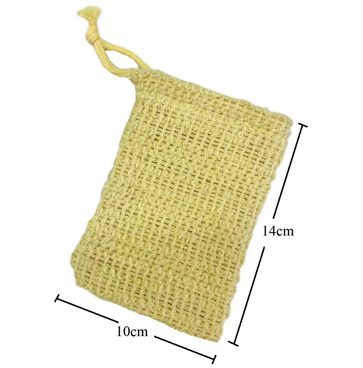 Colorful Cotton Linen Mesh Drawstring Soap Saver Bag Eco Cosmetic Bath Soap Pouch