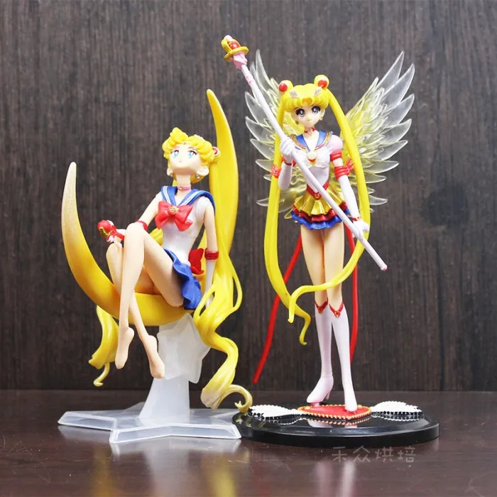 Wholesale OEM Factory  Plastic Pvc 6 inches Sailor Moon Female Girls Action Figure