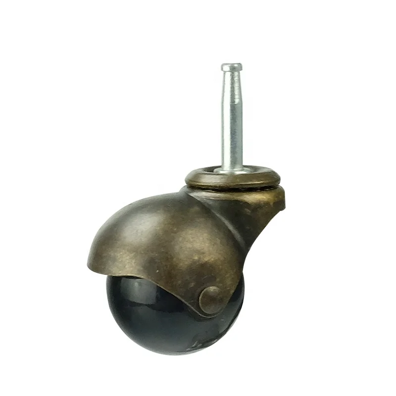 WBD Cheap price ball style 2 inch furniture caster feet / 1.5 inch rubber ball side table caster