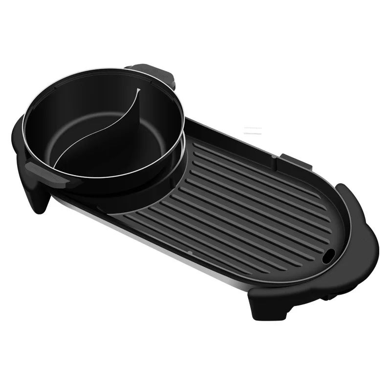 
Multi-functional electric grill non-stick electric mandarin duck pot instant-roast integrated pot 