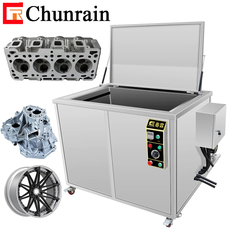 Industrial ultrasonic cleaner with filter system for stainless steel tube  parts grease and rust CR-301G 96L
