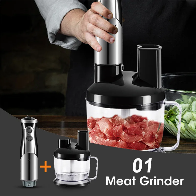 Multi Food Processor Stainless Steel Blender Vegetable Cutter Kitchen Chopper Large Mixer Electric Meat Grinder Electric