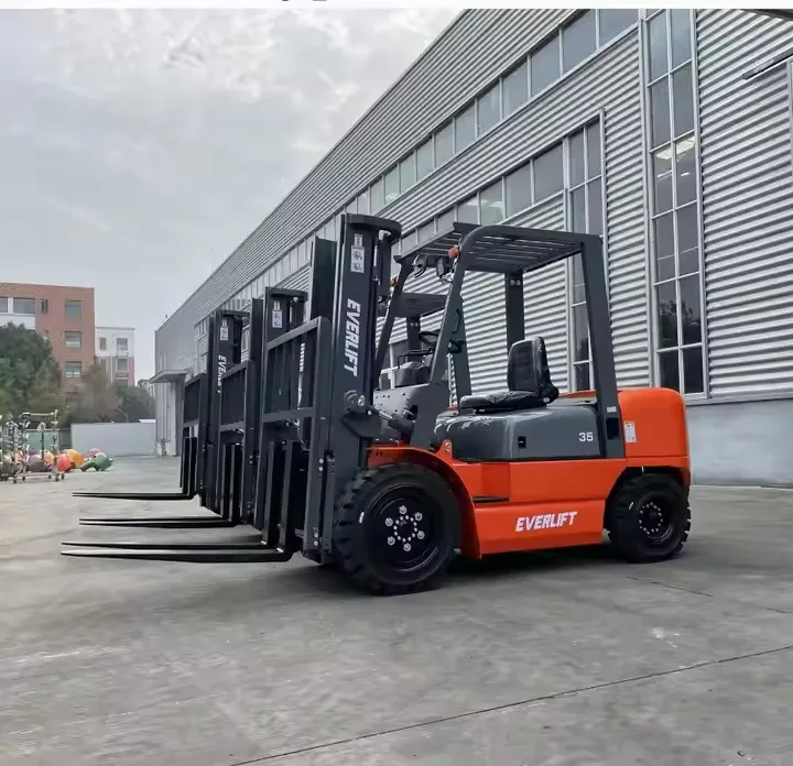 CPCD30 3 Ton Diesel Forklift 3M 4M 5M 6M triplex mast EVERLIFT Brand New Diesel Forklift Truck For Sale