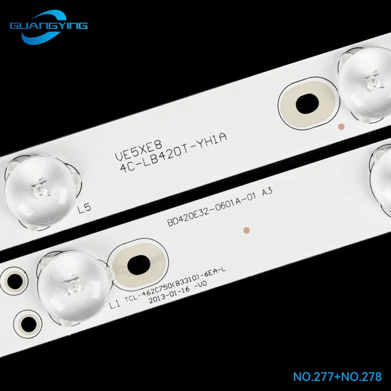 LED-Телевизор подсветка для 4C-LB420T-YH1B TCL-462C750(B3310)-6EA-R TOT_42B2500_B-R2X6_Pitch-76.8um 2014_05_13_v2 светодиодных лент