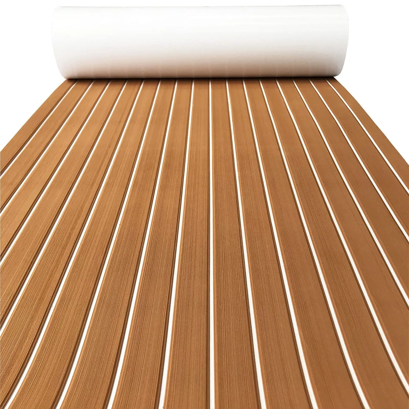 Ocean Eva Foam 3M Adhesive Faux Teak Sea Teak Carpet Decking Non Skid Waterproof Anti Uv Boat Marine Flooring