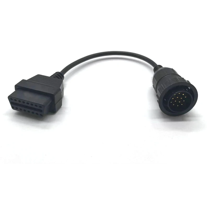 2024 Factory LT025 14 Pin to 16 Pin OBD 2 Diagnostic Cable Connector Converter Adapter Extension Cord For Mercedes Benz