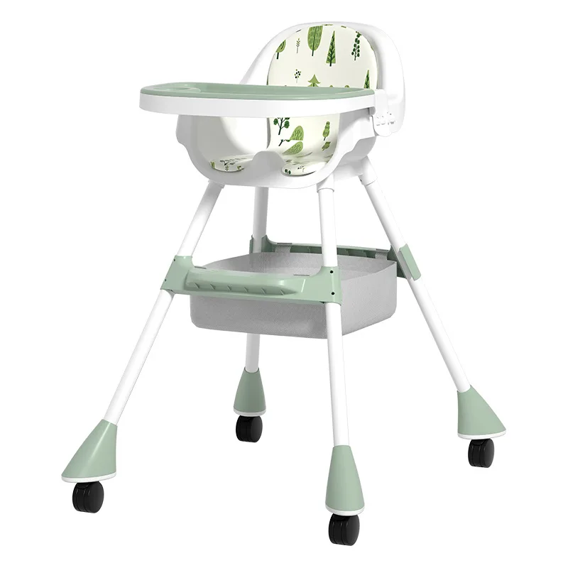 2023 Multi-functional Folding Highchair Seat  Portable High Chair For baby dining table and chair baby feeding chair
