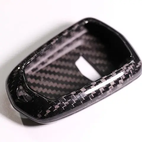Wholesale Carbon Fiber Style+Silicone Custom Design Car Key Case Protective Cover