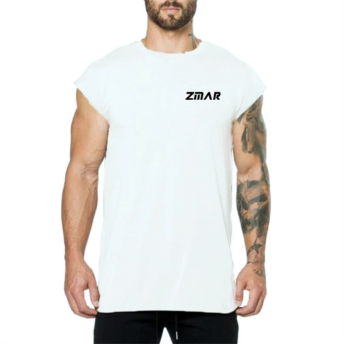 Gym Fitness Running Workout Plain Racerback Tank top for Men