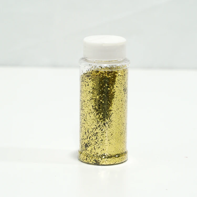 Glitter Powder Silver Gold & Rose Gold Hexagonal Glitter Powder for Christmas Decoration Slime Fine Silver Glitter