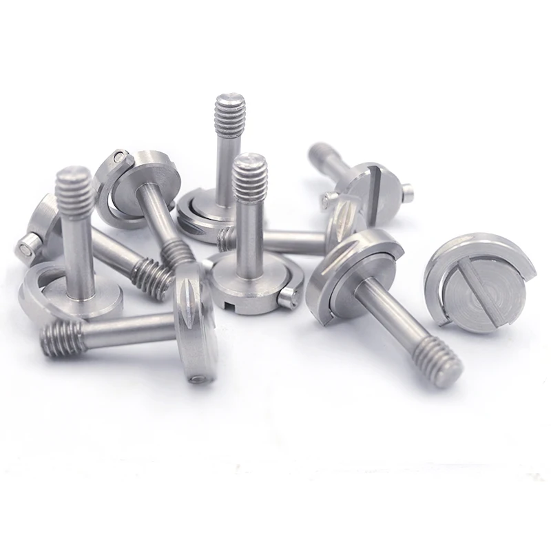 High quality 1/4 5/16 3/8 inch stainless steel screw d-ring for camera tripod monopod quick release plate