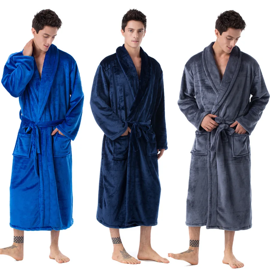 Роскошное дизайнерское Фланелевое Полотенце на заказ банный халат для мужчин легкий теплый мужской Халат с капюшоном и длинным рукавом спа