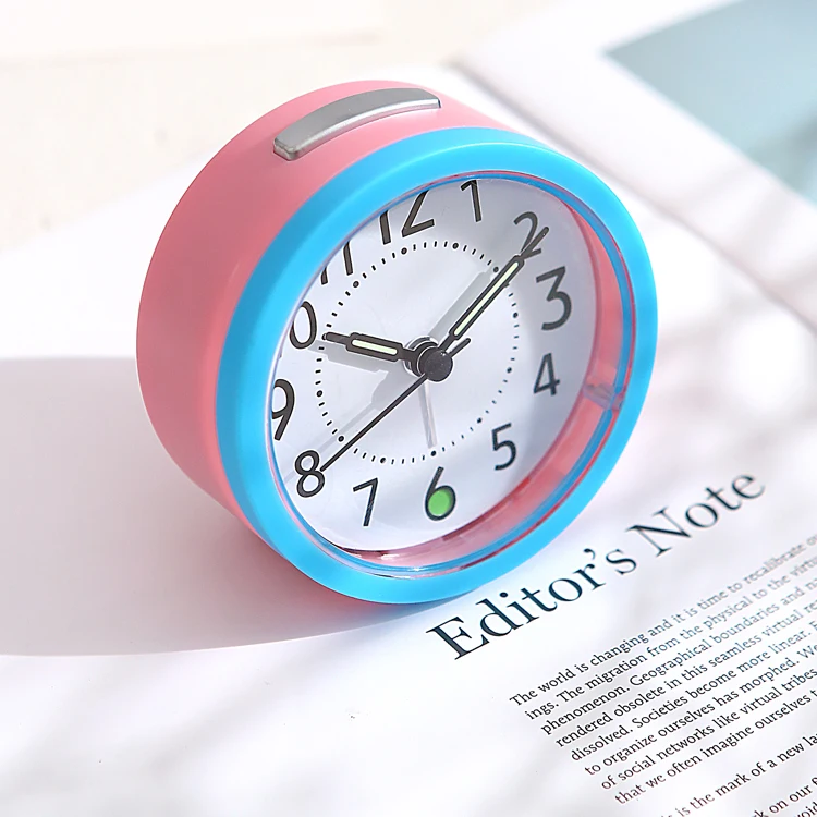 
snooze kids battery movement quartz alarm clock analogic 