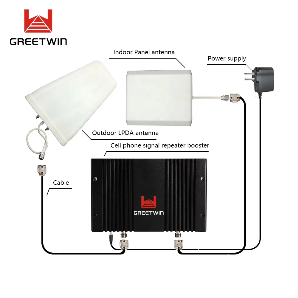 Full Set Booster Repeater EGSM 900MHz Signal Booster Repeater For Indoor And Outdoor