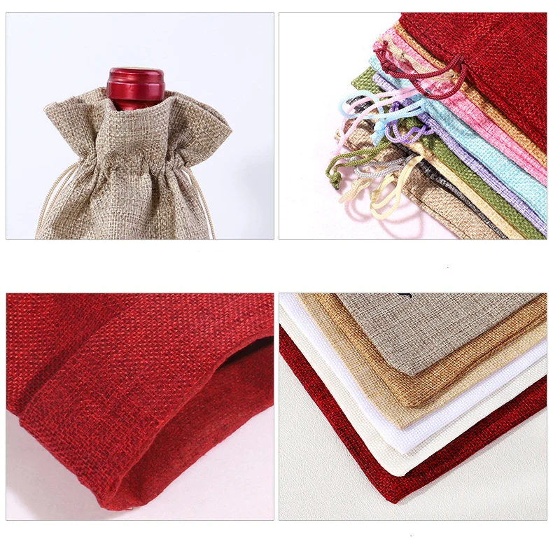 Wholesale Shopper jute Bag Eco Friendly jute bag for rice Burlap Jute Bag With Custom Printed Logos