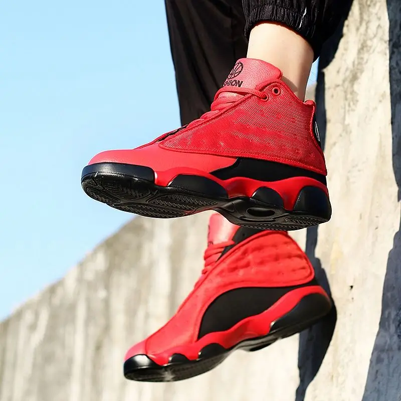 
Sepatu Basket Nik Jordam Original Sepatu-Basket-Peak Anta Kt Ufo 6 Air 13 Retro Playground Tenis De Basquete Usado 