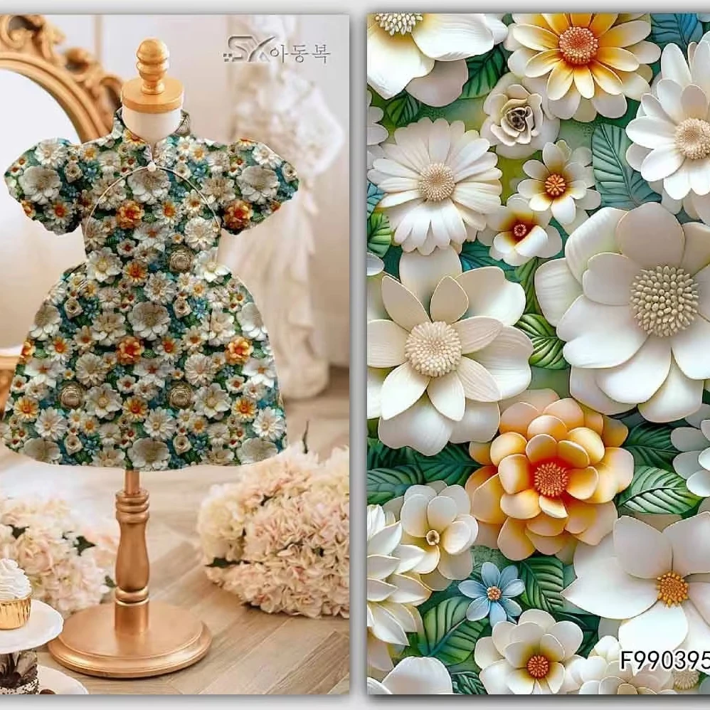 3D printingTana Liberty London газон ткань под заказ Цифровой цветочный принт хлопок для женских платьев и рубашек Прямая продажа с фабрики