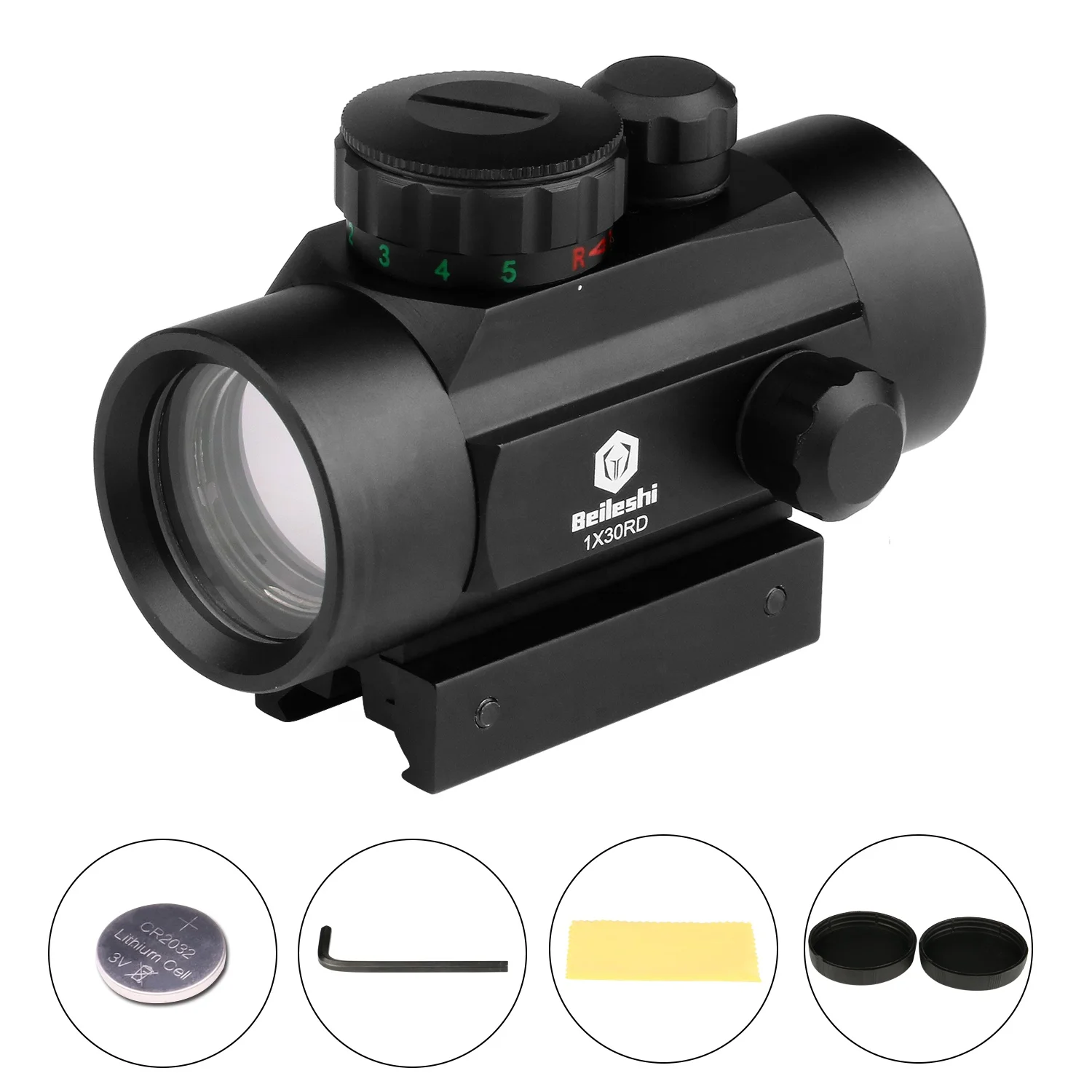 
Dandelion High quality hunting red dot sight riflescope 1X30RD for 11mm/22mm mount 