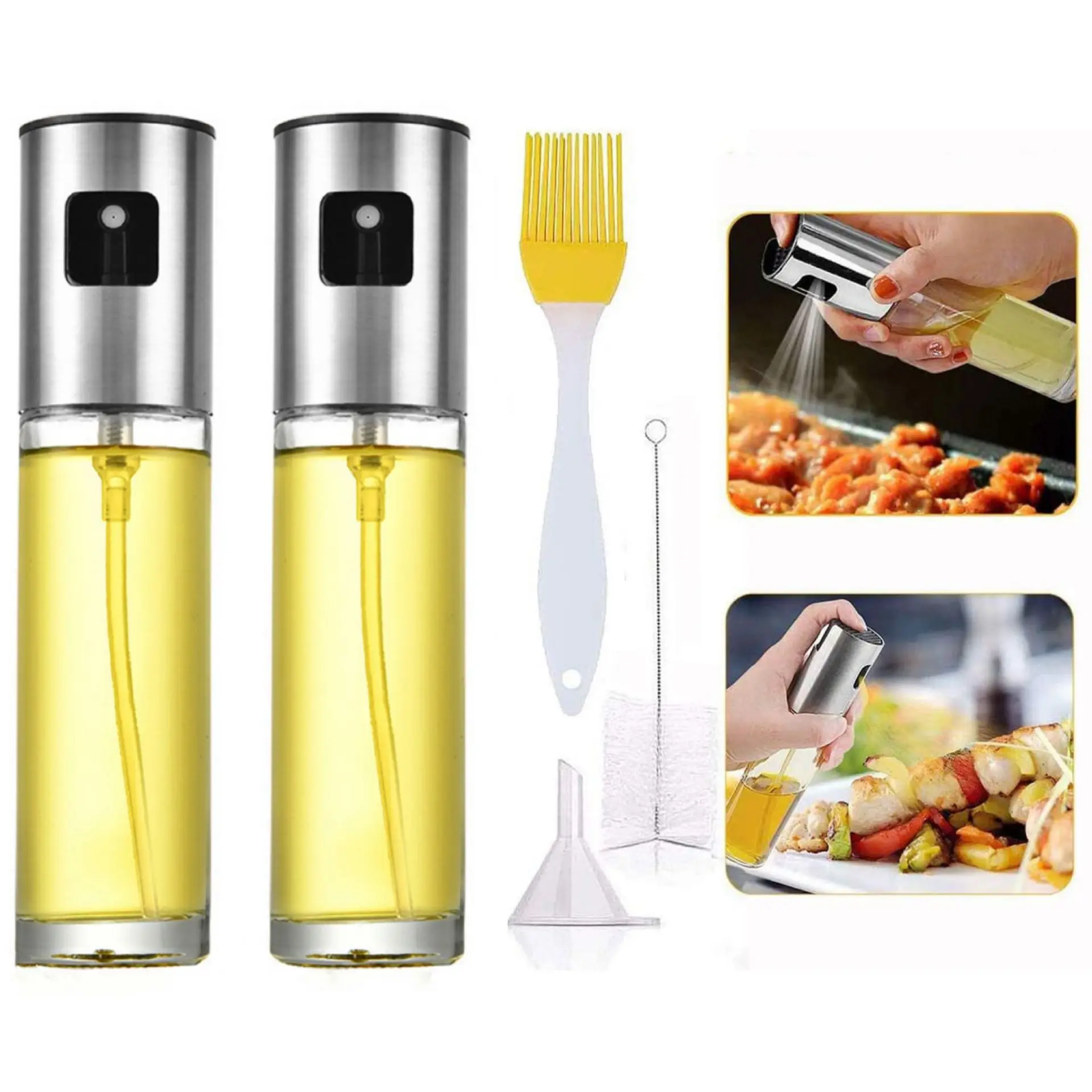 Amz top seller Kitchen home gadgets Barbecue Sprayer Grilling Oil Spray Bottle Olive Oil Dispenser Sprayer oil spray bottle