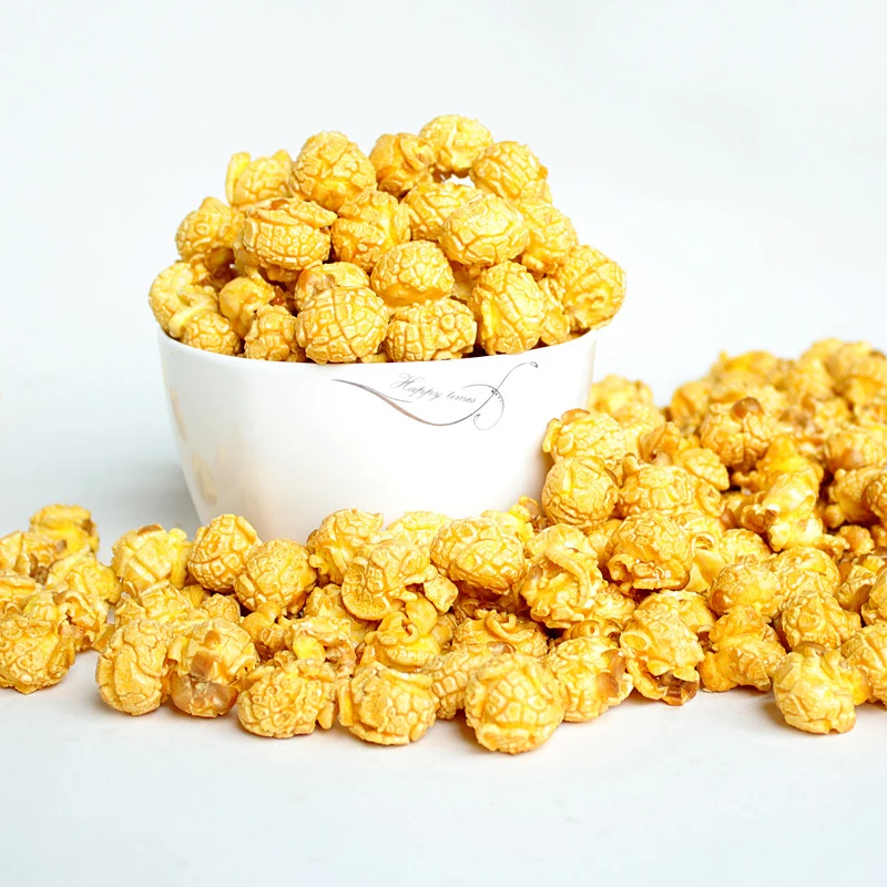 Wholesale Chinese snack fruit popcorn healthy exotic grain snack microwave popcorn mushroom popcorn gluten free snack 120g