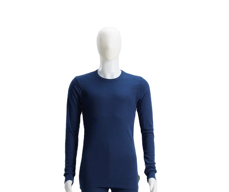 OEM Thermal Garment Set Warm Pattern Color Winter 100% Merino Wool Men Underwear