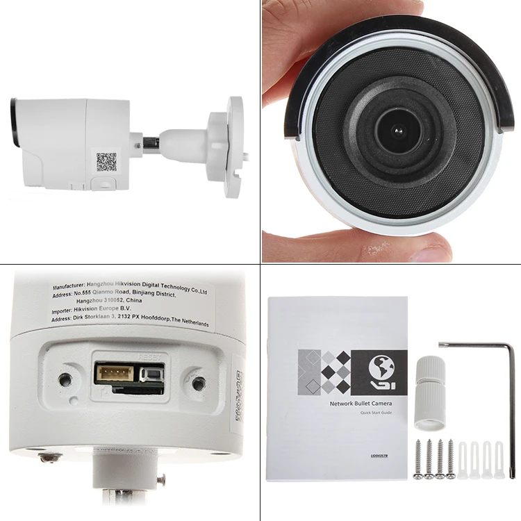 Hitosino DS-2CD2043G0-I Black replaced hik ds-2cd2042wd-i IR POE video camera security protection home camera seguridad